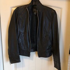 Leather jacket by banana republic